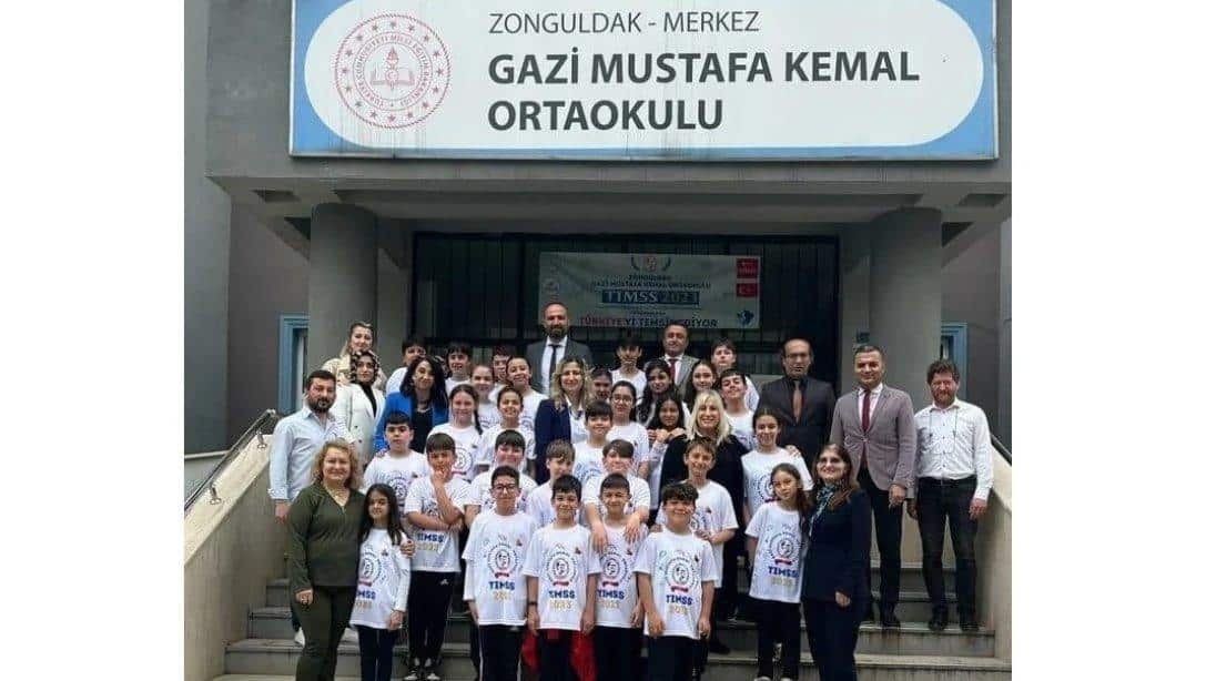 TIMSS 2023 nihai uygulaması Gazi Mustafa Ortaokulu'nda başarıyla gerçekleştirildi.